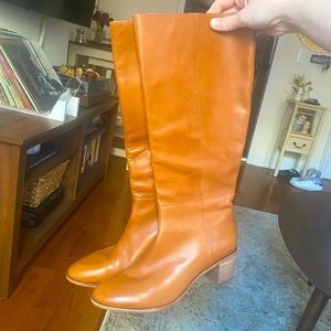 Madewell Knee High Leather Boots